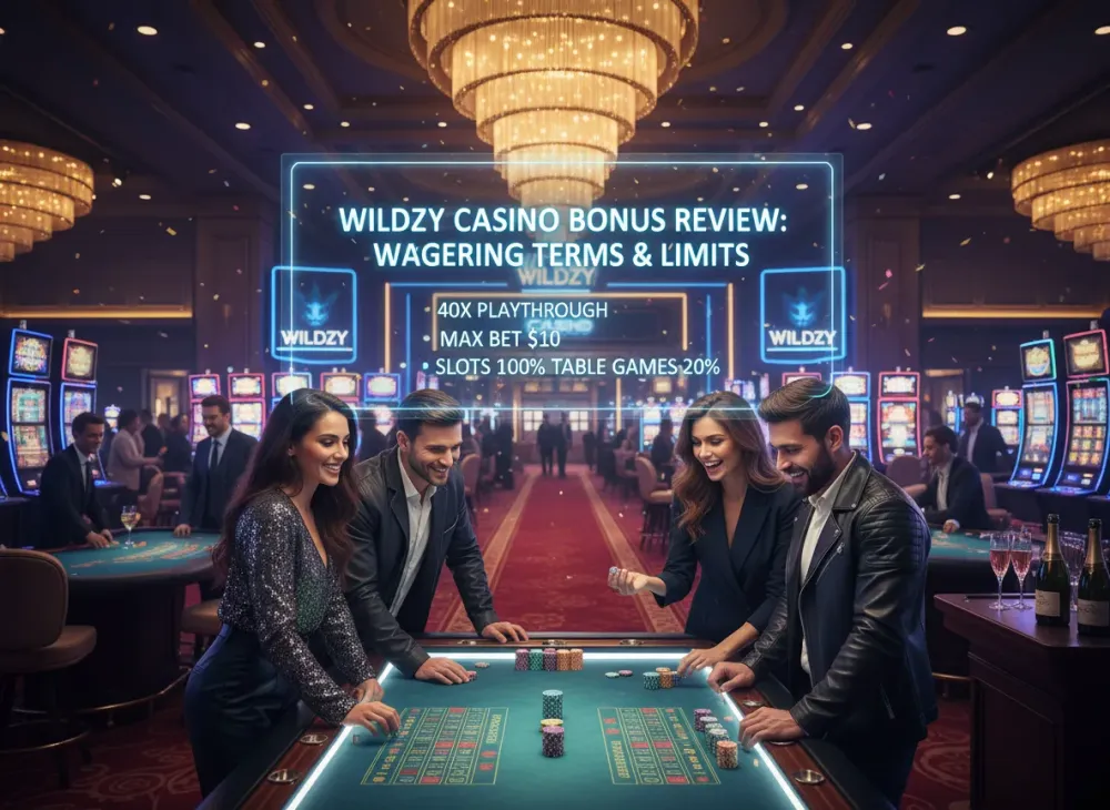 Wildzy casino bonus review wagering terms and limits